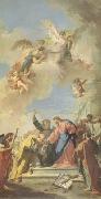 PITTONI, Giambattista Christ giving the Keys of Paradise to St Peter (mk05) china oil painting reproduction